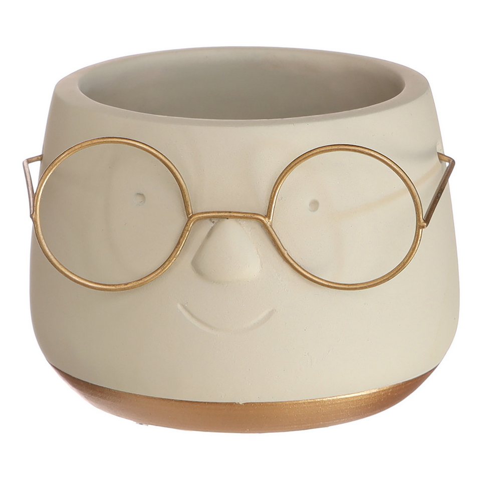 Annastore Übertopf Blumenübertöpfe in witzigem Design (Übertöpfe für Zimmerpflanzen), Blumentöpfe - Übertöpfe aus Keramik - Lustige Blumentöpfe von Annastore