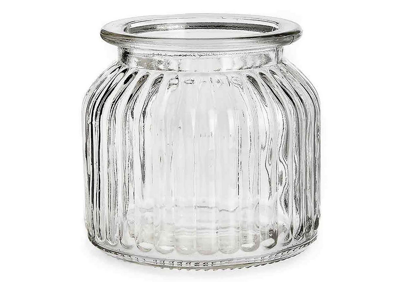 Annastore Windlicht 12 x Windlichter aus Glas - Glaswindlichter - große Teelichter von Annastore