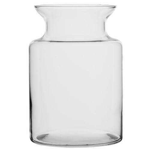 Glasgefäße - Bonbonieren - Windlichter - Glaswindlichter - Blumenvase - Tischvase - Glasvase - Pflanzenglas - Terrarium - Pflanzterrarium Größe H 19,5 cm - Ø11,7/14 cm von Annastore