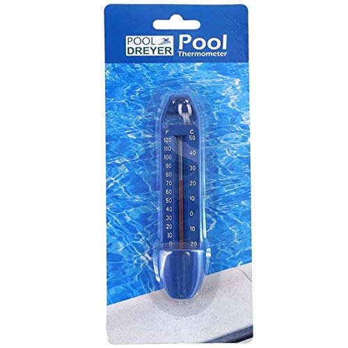 Pool Thermometer aus Kunststoff L 17 cm Schwimmbad- und Teichthermometer von Annastore