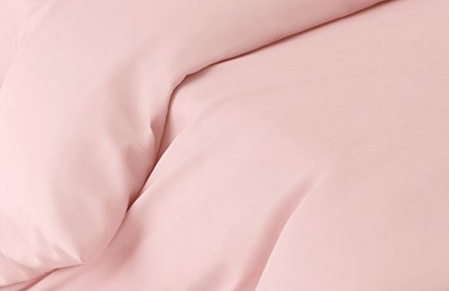 Anne de Solene Einfarbiger Bettbezug, Baumwolle, Ô De Rose, 220x240x0,8 cm von Anne de Solene