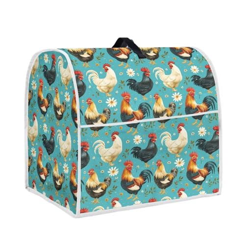 Annejudy Kitchen Aid Mixer Cover, Kitchen Stand Mixer Dust Cover with Handle, Kitchen Aid Covers for Stand Mixer or Coffee Maker With Pocket, Kitchen Aid Mixer Assecories, Chicken Daisy Pattern von Annejudy