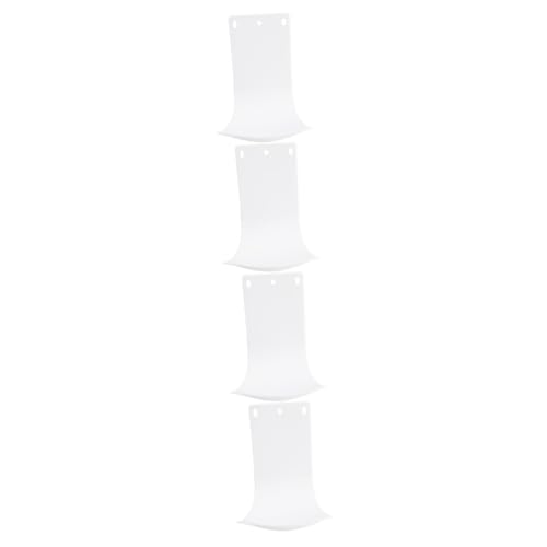 4 Stück Wasserschale Aus Kunststoff Tropfschale Für Die Wand Auffangbehälter Für Waschseife Elektrische Seifenspenderschale Seifentropfen-tablett Wand-seifenbox Auto Weiß Plastik Anneome von Anneome