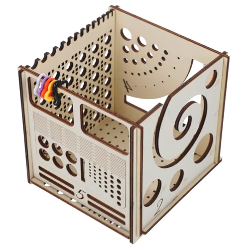 Anneome 1 Satz Aufbewahrungsbox für Strickwerkzeuge Multifunktionale Box zur Aufbewahrung von Garn und Zubehör Tragbar Langlebigem Gefertigt für Strickprojekte Unterwegs von Anneome