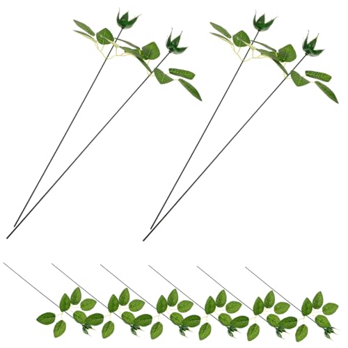 Anneome Blumenstiele Set Handgemacht DIY Blumen Kunstblumen Zubehör Simulierte Blüten Blumenarrangement Für Heimwerker Blumenladen von Anneome
