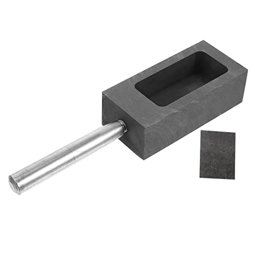 Anneome Graphittiegelform Schmelzmodell 1 Kg Graphitbarrenform Zum Gießen Von Schmuck Hochreines Graphitmaterial von Anneome