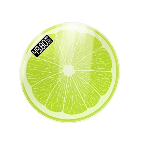 Anneome 1 Stück Lemon Design Personenwaage Präzise Gesundheitswaage für Erwachsene bis Tragfähigkeit Intelligent Energiesparend Batterie Anneome 1 Stück Lemon Design Personenwaage Präzise Gesundheitswaage für Erwachsene bis Tragfähigkeit Intelligent Energiesparend Batterie von Anneome