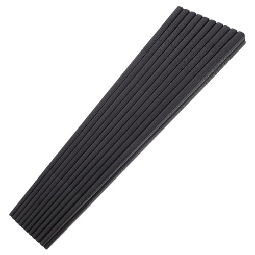 Anneome 10 Paare Japanische Fiberglas Essstäbchen Wiederverwendbar und Spülmaschinenfest für Sushi und Stilvolle Tischdekoration für Zuhause und Restaurants von Anneome