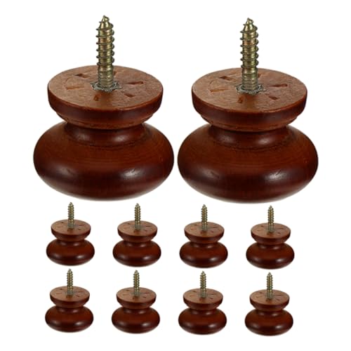 Anneome 10 Stück Runde Massivholz Schubladengriffe Selbstbohrende Holzknöpfe für Schränke Kommoden Kleiderschränke mit Natürlicher Maserung und Kratzfester Oberfläche Anneome 10 Stück Runde Massivholz Schubladengriffe Selbstbohrende Holzknöpfe für Schränke Kommoden Kleiderschränke mit Natürlicher Maserung und Kratzfester Oberfläche von Anneome