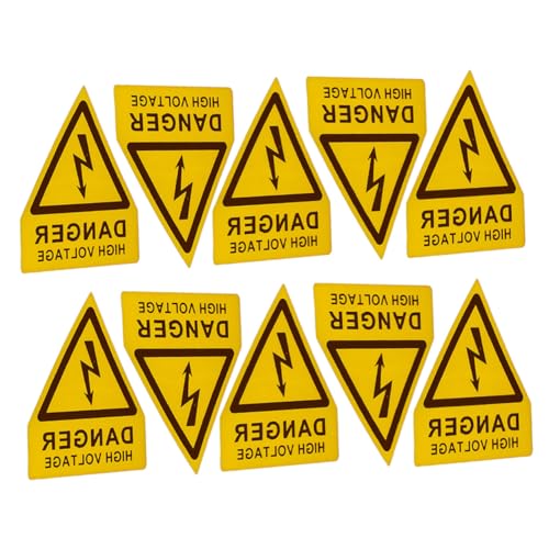 Anneome 10 Stück Teiliges Hochspannungs warnaufkleber Selbstklebend PVC Starkhaftig Sichtbar Elektrische Spannung Gefahrenhinweis Für Sicherheitskennzeichnung Industrielle Anwendungen Anneome 10 Stück Teiliges Hochspannungs warnaufkleber Selbstklebend PVC Starkhaftig Sichtbar Elektrische Spannung Gefahrenhinweis Für Sicherheitskennzeichnung Industrielle Anwendungen von Anneome
