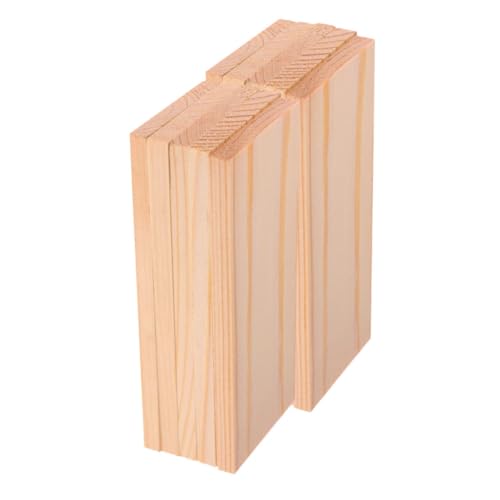 Anneome 10 Stück Teiliges Rechteckige Bastelholzplatten aus Robustem Kiefernholz Verzugsfrei Vielseitig Einsetzbar für DIY Kunstprojekte Schulbasteln und Modellbau Holzstücke von Anneome