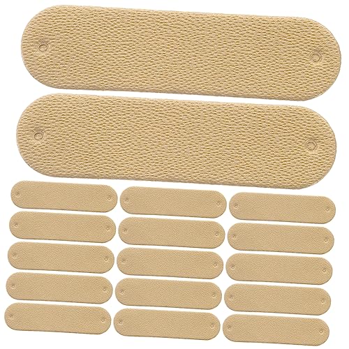 Anneome Handgefertigte PU Etiketten 100 Stücke für Selbstgemacht Kleidung Leere Kleidungsetiketten mit Löchern 4.5X1.2Cm für Häkeln Stricken Taschen und Hüte Anneome Handgefertigte PU Etiketten 100 Stücke für Selbstgemacht Kleidung Leere Kleidungsetiketten mit Löchern 4.5X1.2Cm für Häkeln Stricken Taschen und Hüte von Anneome