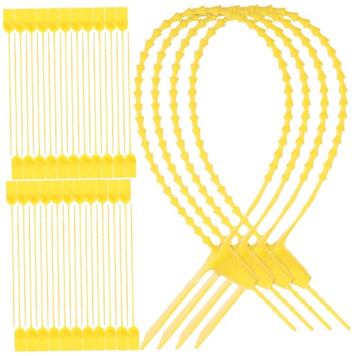 Anneome 100 Stück Teiliges Sicherheits Siegel Selbstsichernde Manipulationssichere Kabelbinder Wasserfest Gelb für Transport Lagerung Schutz Vielseitig Einsetzbar und Einfach zu Montieren Anneome 100 Stück Teiliges Sicherheits Siegel Selbstsichernde Manipulationssichere Kabelbinder Wasserfest Gelb für Transport Lagerung Schutz Vielseitig Einsetzbar und Einfach zu Montieren von Anneome