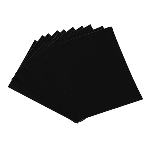 Anneome 10Blatt Selbstklebende Samt Filzplatten Schwarz Anti-rutsch Schmuckschubladen Auskleidung Bastelstoff für DIY Projekte Schutz für Schmuckkästen Einfach Zuschneidbar und Langlebig von Anneome