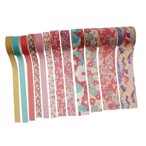 Anneome 12 Rollen Scrapbook Washi Tape mit Blumenmuster Dekoratives Klebeband für DIY Bastelpapier Notizbücher Tagebücher Vielseitige Stationery Sticker für Kreative Gestaltung Anneome 12 Rollen Scrapbook Washi Tape mit Blumenmuster Dekoratives Klebeband für DIY Bastelpapier Notizbücher Tagebücher Vielseitige Stationery Sticker für Kreative Gestaltung von Anneome