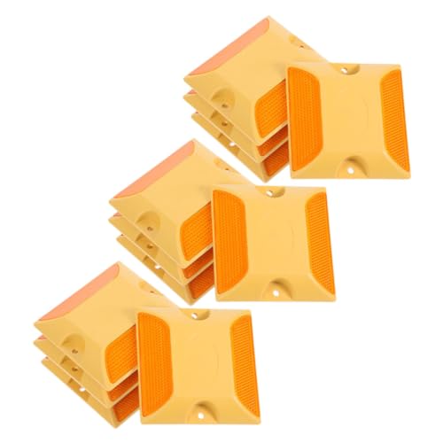 Anneome 12 Stück Reflektierende Fahrbahnmarkierungen aus Robustem Abs Witterungsbeständige Straßenpfosten zur Sicherheitskennzeichnung von Gehwegen Einfahrten Radwegen und Zebrastreifen Anneome 12 Stück Reflektierende Fahrbahnmarkierungen aus Robustem Abs Witterungsbeständige Straßenpfosten zur Sicherheitskennzeichnung von Gehwegen Einfahrten Radwegen und Zebrastreifen von Anneome