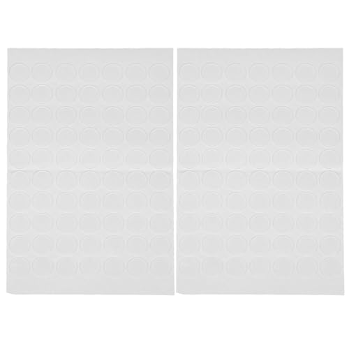 Anneome 140 Stück Doppelseitiges Klebeband Transparent Nano Klebepunkte Selbstklebende Runde Aufkleber Wasserfest Rückstandsfrei für Büro Basteln und Dekoration von Anneome
