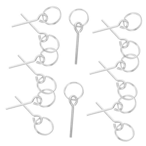 Anneome 15 Stück Teiliges Zeltverbindungsstücke aus Verzinktem Stahl Single-pin-Ring und Stangenhalter Robust und Windfest Leicht und Kompakt für Camping Wandern und Outdoor-Reisen von Anneome