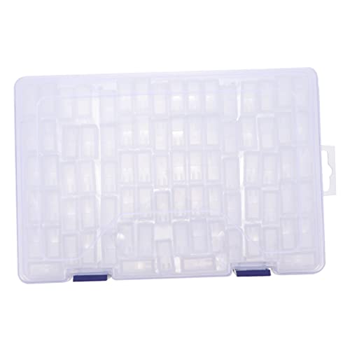 Anneome 1satz Aufbewahrungsbox Für Nail Art Mit Fächern Transparente Schmuck-Organizer Box Für Strasssteine Perlen Und Bastelbedarf Design Langlebigem Material von Anneome