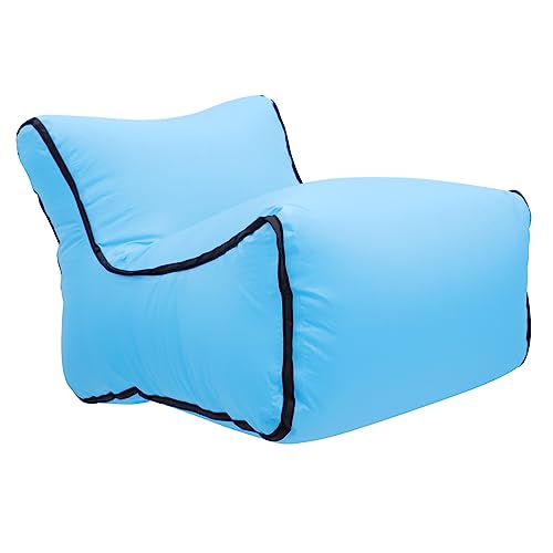 Anneome Aufblasbares Sofa für Camping Tragbares Lazy Sofa Flocking Material Multifunktional für Outdoor Aktivitäten von Anneome