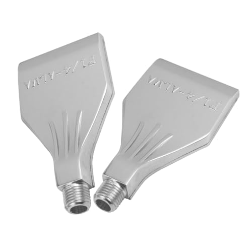 Anneome 2 Stück Aluminiumlegierung Blasdüse Teilig Hochdruck Luftdüse Flach für Kompressor Staubentfernung Trocknung Ergonomisch Robust Langlebig Vielseitig Einsetzbar Anneome 2 Stück Aluminiumlegierung Blasdüse Teilig Hochdruck Luftdüse Flach für Kompressor Staubentfernung Trocknung Ergonomisch Robust Langlebig Vielseitig Einsetzbar von Anneome