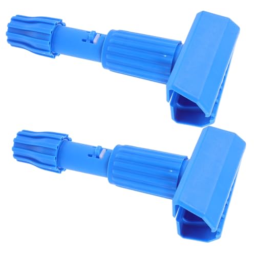 Anneome 2 Stück Bodenwischer Klammer Großer Moppkopfhalter aus Stabilem Abnehmbar für Fliesen Holzböden Mopkopf Ersatzclip für Effiziente Reinigung von Anneome