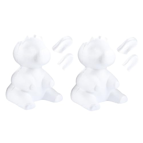 Anneome 2 Stück DIY Bastel Rabbit Modell Weiß Schaumstoff Blumenarrangement für Hochzeiten Weihnachten Valentinstag und Kreative Projekte Anneome 2 Stück DIY Bastel Rabbit Modell Weiß Schaumstoff Blumenarrangement für Hochzeiten Weihnachten Valentinstag und Kreative Projekte von Anneome