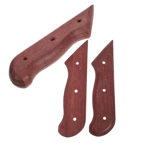 Anneome 2 Stück Holzgriff Ersatzteile für Küchenmesser Ergonomische Klingenhalterung DIY Reparaturzubehör für Schneidekontrolle und Vielseitige Anwendungen Anneome 2 Stück Holzgriff Ersatzteile für Küchenmesser Ergonomische Klingenhalterung DIY Reparaturzubehör für Schneidekontrolle und Vielseitige Anwendungen von Anneome