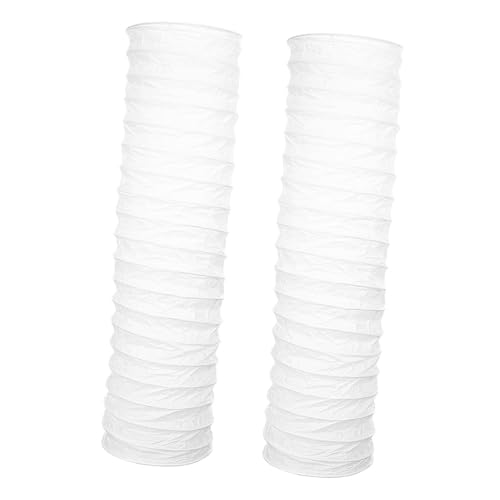 Anneome 2 Stück Lampenschirm aus Papier für Stehlampe Moderne Ersatzabdeckung für Wohnzimmer Installieren Langlebig Weiches Warmes Licht Stilvolle Bodeneinrichtung von Anneome