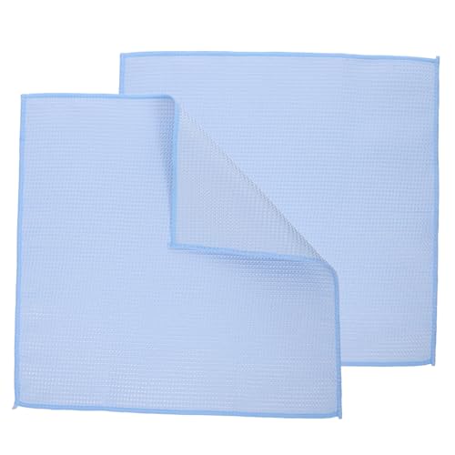 Anneome 2 Stück Mikrofaser Reinigungstücher Langlebig Fusselfrei Multifunktional für Auto und Küchenreinigung Fenster Glas Schonende Pflege Hellblau Anneome 2 Stück Mikrofaser Reinigungstücher Langlebig Fusselfrei Multifunktional für Auto und Küchenreinigung Fenster Glas Schonende Pflege Hellblau von Anneome