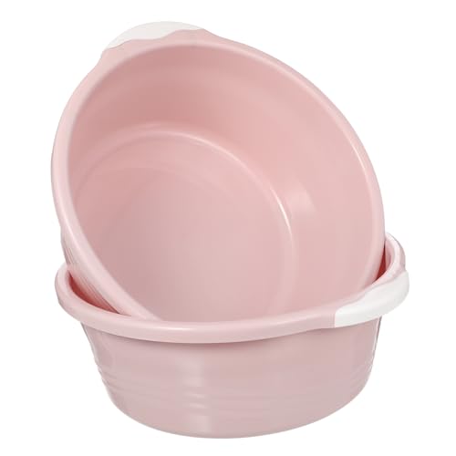 Anneome 2 Stück Mittelgroße Haushalts-waschbecken aus Geruchsfreiem Kunststoff Rutschfest mit Anti-rutsch-boden Vielseitig Einsetzbar für Bad und Küche Umweltfreundlich in Nordischem Rosa Anneome 2 Stück Mittelgroße Haushalts-waschbecken aus Geruchsfreiem Kunststoff Rutschfest mit Anti-rutsch-boden Vielseitig Einsetzbar für Bad und Küche Umweltfreundlich in Nordischem Rosa von Anneome