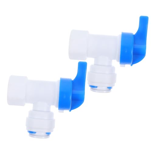 Anneome 2 Stück Schnellanschluss Kugelhahn für Wasserbehälter Druckventil mit Auslaufsicherem Design für Umkehrosmose und Wasserfiltersysteme Sicherer Anschluss für Haushalte und Anneome 2 Stück Schnellanschluss Kugelhahn für Wasserbehälter Druckventil mit Auslaufsicherem Design für Umkehrosmose und Wasserfiltersysteme Sicherer Anschluss für Haushalte und von Anneome