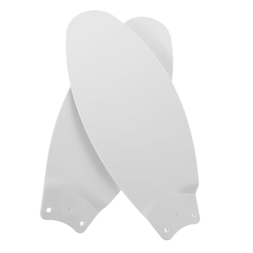 Anneome 2 Stück Teiliges Deckenventilator Ersatzflügel aus Leichtem Kunststoff Leise und Robust Einfache Montage Stilvolles Design für Verbesserte Luftzirkulation in Wohnzimmer von Anneome