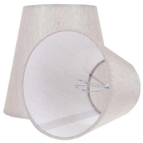 Anneome 2 Stück Teiliges Kleines Stoff Lampenschirm Retro Clip Lampenschirm aus und Stoff für Decken Wand und Tischlampen Staubschützend Elegant für Schlafzimmer und Hotelzimmer von Anneome