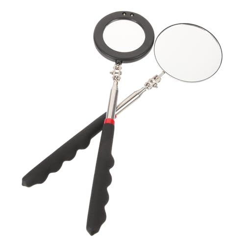 Anneome 2 Stück Teiliges LED Auto Inspektionsspiegel Teleskopierbarer Runder Spiegel für Fahrzeuguntersuchungen Flexibel und Tragbar für und Anneome 2 Stück Teiliges LED Auto Inspektionsspiegel Teleskopierbarer Runder Spiegel für Fahrzeuguntersuchungen Flexibel und Tragbar für und von Anneome