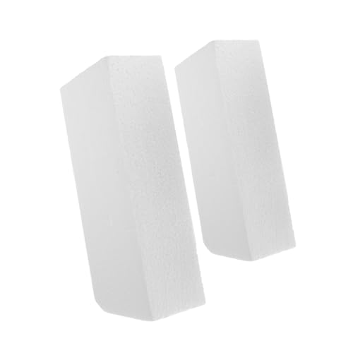 Anneome 2 Stück Teiliges Weißer DIY Bastelschaum für Hochzeit Deko Bemalbar Leicht Zuschneidbar für Handwerksprojekte und Skulpturen von Anneome