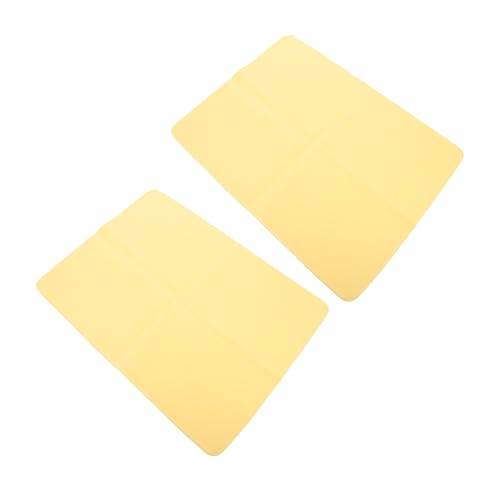Anneome 2 Stück Trockentücher Hochdichte Saugfähige Keramik-Pads Stabile Unterlage für Drehscheibe und Modellieren Gelb Vielseitig für Töpfer und Künstler Anneome 2 Stück Trockentücher Hochdichte Saugfähige Keramik-Pads Stabile Unterlage für Drehscheibe und Modellieren Gelb Vielseitig für Töpfer und Künstler von Anneome