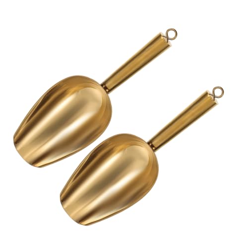 Anneome 2 Stücke Eisschaufel Multifunktional Rostfrei Langlebig für Eiswürfel Tee Getreide für Küche Buffet Supermarkt Tea Anneome 2 Stücke Eisschaufel Multifunktional Rostfrei Langlebig für Eiswürfel Tee Getreide für Küche Buffet Supermarkt Tea von Anneome