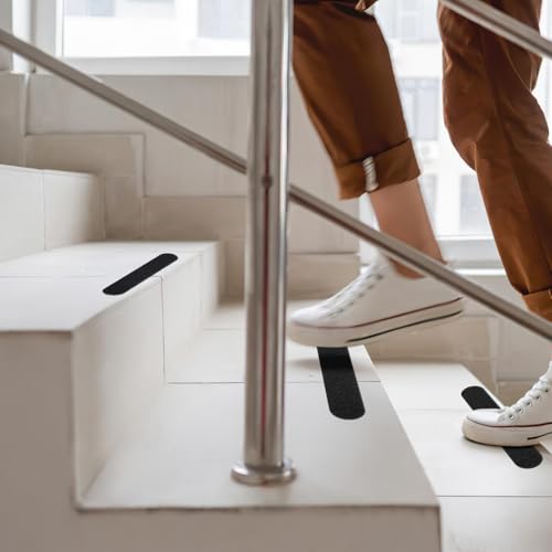 Anneome 20 Stück Rutschfestes Treppenstufen Klebeband Wetterbeständig PVC Anti rutsch Tape Selbstklebend für Außenbereiche Geeignet für Treppen Leitern und Skateboards Anneome 20 Stück Rutschfestes Treppenstufen Klebeband Wetterbeständig PVC Anti rutsch Tape Selbstklebend für Außenbereiche Geeignet für Treppen Leitern und Skateboards von Anneome