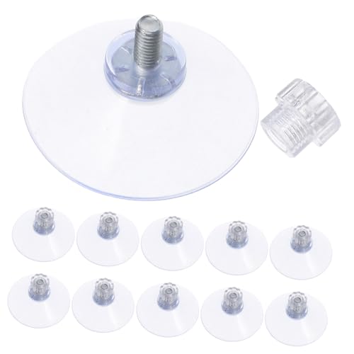 Anneome 20 Stück Teiliges Klare Saugnäpfe mit Gewindeschraube und Mutter Halter für Glas Tisch Badezimmer Fenster Stabile Befestigung ohne Rückstände Vielseitig Einsetzbar Anneome 20 Stück Teiliges Klare Saugnäpfe mit Gewindeschraube und Mutter Halter für Glas Tisch Badezimmer Fenster Stabile Befestigung ohne Rückstände Vielseitig Einsetzbar von Anneome