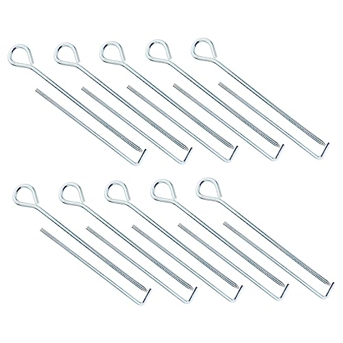 Anneome 20 Stück Zeltheringe Robuste Camping Heringe mit Glattem Design für Einfache Handhabung für Zelte Strand Garten und Markisen Langlebig und Leicht zu Transportieren von Anneome