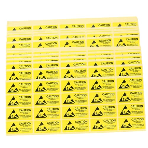 Anneome 200 Stück Antistatik Warnaufkleber Selbstklebend Elektrostatik Schutz Etiketten Für Elektronische Geräte Versandetiketten Statische Schutzaufkleber Sicherungslabel Anneome 200 Stück Antistatik Warnaufkleber Selbstklebend Elektrostatik Schutz Etiketten Für Elektronische Geräte Versandetiketten Statische Schutzaufkleber Sicherungslabel von Anneome