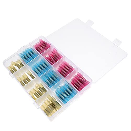 Anneome 200 Stück Schrumpfverbinder Set Wasserdichte Kabelverbinder Crimpanschlüsse für Sichere Verbindungen für Elektronikprojekte und Reparaturen Anneome 200 Stück Schrumpfverbinder Set Wasserdichte Kabelverbinder Crimpanschlüsse für Sichere Verbindungen für Elektronikprojekte und Reparaturen von Anneome