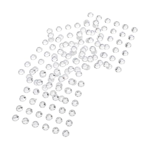 Anneome 250 Stück Selbstklebende Strasssteine: 10 Mm Große, Durchsichtige Kunststoff-Edelsteine ​​– DIY-körperschmuck Und Kartendekorationen – Bastelsets Für Geburtstage Und Hochzeiten von Anneome