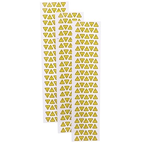 Anneome 3 Blätter Warnaufkleber Elektrisch Gelb Dreieckig Hochspannung Warnschild Selbstklebend für Sicherungskästen und Elektrische Anlagen zur Verhinderung von Stromschlägen Anneome 3 Blätter Warnaufkleber Elektrisch Gelb Dreieckig Hochspannung Warnschild Selbstklebend für Sicherungskästen und Elektrische Anlagen zur Verhinderung von Stromschlägen von Anneome