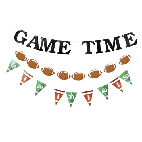 Anneome 3 Sätze Hängendes Fußball Banner Set Teiliges American Football für Geburtstagsfeiern für Sport Motto Events Leicht und Langlebig für Wände und Tische Anneome 3 Sätze Hängendes Fußball Banner Set Teiliges American Football für Geburtstagsfeiern für Sport Motto Events Leicht und Langlebig für Wände und Tische von Anneome