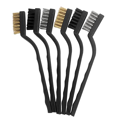 Anneome 3 Sätze Teiliges Set Flaschenbürsten mit Langem Griff aus und Nylon Praktische Reinigungswerkzeuge für Milchflaschen und Küchenspülen Silber Gold Schwarz von Anneome