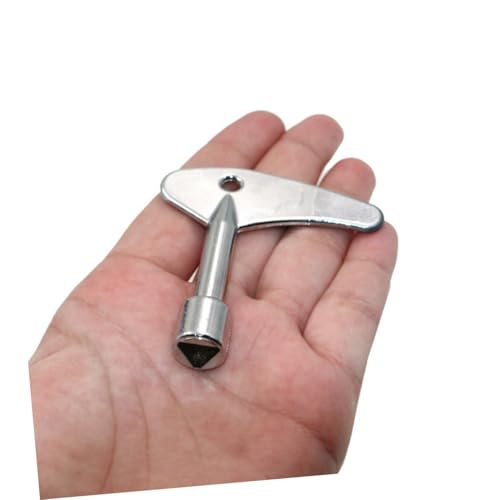 Anneome 3 Stück Innen dreiecksschlüssel aus Robustem Metall Langlebiges Wasserzähler Aufzug wartungswerkzeug Kompakt Leicht Ergonomisch für Ventil Zählerdemontage Geeignet von Anneome