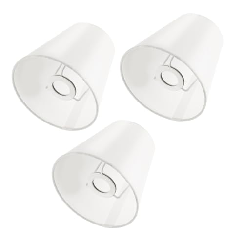 Anneome 3 Stück Weiße Stoff lampenschirme Lampenabdeckung für Decken Tischlampen Schützende Haushaltslampenabdeckung Einfach Anzubringen für Wohnzimmer Schlafzimmer und Büro Anneome 3 Stück Weiße Stoff lampenschirme Lampenabdeckung für Decken Tischlampen Schützende Haushaltslampenabdeckung Einfach Anzubringen für Wohnzimmer Schlafzimmer und Büro von Anneome