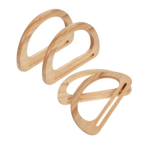 Anneome 4 Stück Holz-taschengriffe D-Form Ersatzgriffe für Handtaschen DIY Zubehör für Clutch Strandtasche Einkaufstasche Natürliche Ergonomische Vielseitige Tragelösung Anneome 4 Stück Holz-taschengriffe D-Form Ersatzgriffe für Handtaschen DIY Zubehör für Clutch Strandtasche Einkaufstasche Natürliche Ergonomische Vielseitige Tragelösung von Anneome